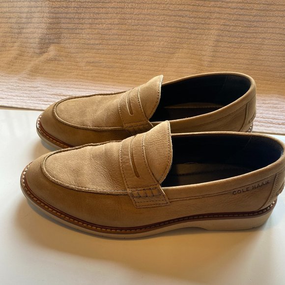 Men's Cole Haan Loafers 9.5 Tan - Picture 1 of 7